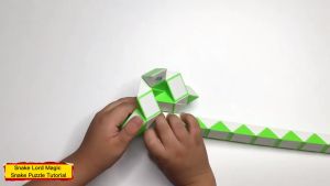 Kids Magic Snake/Ruler Puzzle Cube Educational Toys 24 48 72 Segments for Kids Boys and Girls