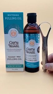 Mouthwash Mints coconuts oil Mouthwash Pulling Contains Coconut Oil and Peppermint OilFor Natural TeethFresh Breath Free tongue scraper included