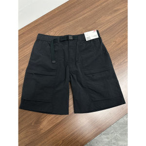 Quần Short Nylon Khô Nhanh Màu Đen Cho Nam Mùa Hè Quần Short Công Sở Mỏng Phong Cách Mỹ Cổ Điển Quần Short Cleanfit