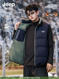 JEEP SPIRIT | Double-side Wear Down Vest Large Size
