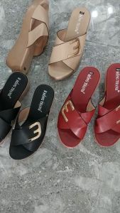 dép quai ngan dép đế cao  hàng da mềm mang êm chân siêu bền đế cao 5.5 cm size 36 đến 40