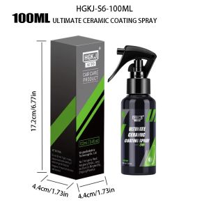 S6 Car Ceramic Nano Coating Liquid Coating Nano Crystal Hydrophobic Layer Polishing Paint Coating Agent Car Polish Nano Coatings