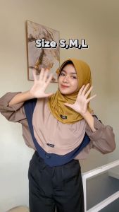 BERGO HAMIDAH SIZE S M L BERLABEL AKRILIK BY AQILAHIJAB