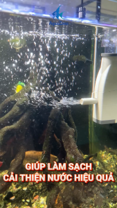 Lọc Nước Hồ Cá Sunsun EPY-300 5W 3 Trong 1 – Lọc Nước Lọc Váng Thổi Oxy Điều Chỉnh Lưu Lượng Hoạt Động Êm Ái