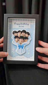 【Mach Photo】Customised 3D Pop-Up Bouquet Frame Pop-Up Heads FREE Design Preview Home Decor Farewell Valentines Couple Birthday Gift