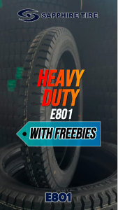 SAPPHIRE TIRE E801 MEGA (6PR) - HEAVY DUTY/TRICYCLE BARAKO TMX YTX CT150 SUPREMO "TIRE SIZE 161718"