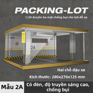 Mô Hình Bãi Đỗ Xe Giả Lập 1:24