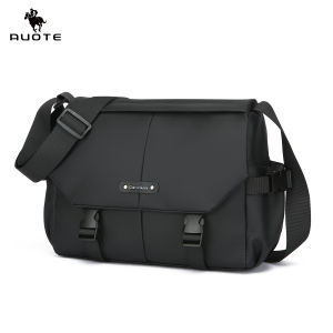 AUOTE Fashion Shoulder Bag Mens Waterproof Messenger Bag Travel Bag Business Bag Phone Bag Large Capacity Cross Body Bag Lightweight Casual Bag Fashion Leisure Sport Street Bag for College Student
