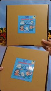 Hampers Tote Bag MEWARNAI 10 MOTIF Painting Kit Lukis Tas Tote by GHEduPlay