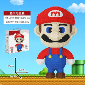 Violent Bear Building Blocks High Difficulty Small Particle Assembly 3D Puzzle Living Room Decorations Girls Gift