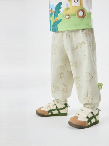 Purcotton | Mosquito Repellent Stretch Summer Pants for Kids Cotton Gauze