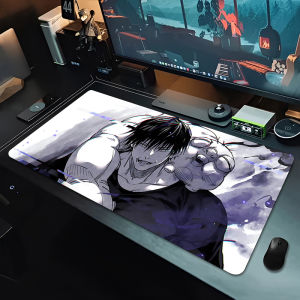 Bandai | Big Mouse Pad J-jujutsu Kaisen Toji Fushiguro Anime Keyboard Pad Gaming XXL Extended Mat Table Lock Edge Game Computer Mousepad