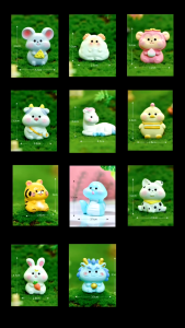 Magnet Kulkas - Dakena - ORNAMEN MINIATUR  MULTI MOTIF SHIO / SHIO  /MOTIF LUCU 12 MULTI MOTIF