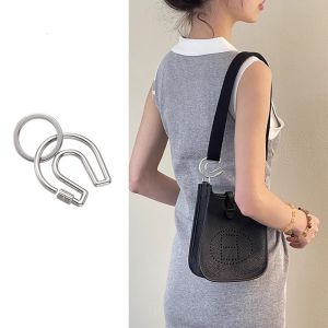 Metal Bag Strap Shortener Clip Adjustable Carabiner Buckle For Wide Canvas Strap Crossbody To Shoulder Purse Hardware Accessory