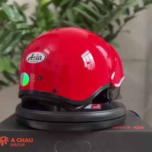 MŨ BẢO HIỂM NỬA ĐẦU 1/2 KÍNH ÂM LÓT THÁO RỜI CHÍNH HÃNG ASIA MT268(PHÙ HỢP VÒNG ĐẦU 54-57CM)