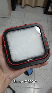 Đèn pin đa năng Sunrei C2000 cắm trại đèn công trình.