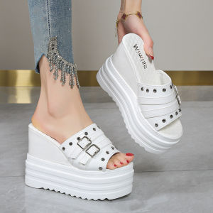 DIANCHA | Summer High Platform Flat Sandals