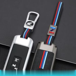 Ốp Chìa Khóa Smartkey Xe Máy Honda Airblade Lead Vario Hợp Kim Kẽm 2 Nút - Ruột Silicon Phản Quang