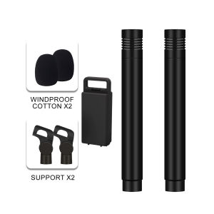 C02 Condenser Microphone Small-Diaphragm Shockproof Pencil Clip-on Piano Recording Mic Instrument