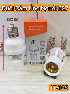 Đui đèn cám ứng E27 ra E27 tiện dụng