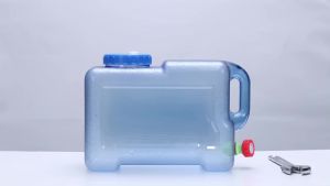 5/7.5/8/10/12/15L Water Bucket Portable Pure Water Tank Container with Faucet Outdoor Sports Equipment Indoor Water for Camping