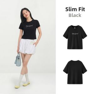 Semir | Summer Fitted Letter Printed T-shirt