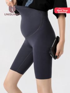 unisunny | Maternity Shorts Yoga Support Pants Summer Lightweight
