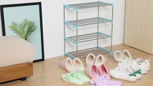 🔥Sale ลดราคา🔥 ชั้นวางรองเท้า มีให้เลือก 2ขนาด 47x26x38(3ชั้น) / 47x26x56(4ชั้น)