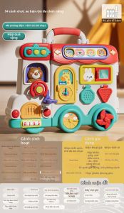 WANWEIMAN | Đồ Chơi Phát Triển Kỹ Năng Tinh và Trí Tuệ Montessori 1-3 Tuổi