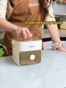 RakanKu MALAYSIA 2in1 Ice Maker Box 48 Grid Button Easy-press Ice Cube Mold Tray Container FREE Clip Dulang Ais 制冰模具