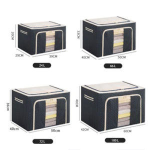 Home Organizer Foldable Storage Box Clothes Organizer Stackable Storage Box 24L 72L 110L Waterproof Storage Boxes