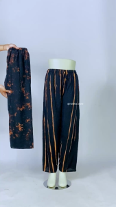 CELANA KULOT TIEDYE MOTIF SALUR GARIS TERBARU