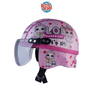 Helm Khusus Anak Usia 1-4 Tahun Warna Pink Aman dan Nyaman