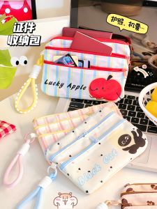 Large Capacity Travel Passport ID Card Holder Multi-Pocket Simple Cute Ins Style Womens Document Bag Storage Organizer