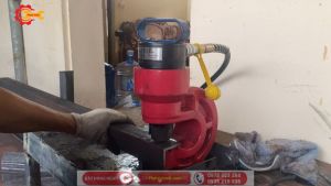 Máy Đột Thủy Lực CH60 Kèm Bơm Điện Van Từ DB075D1 Đột Sắt Dày 6mm Bảo Hành 6 Tháng
