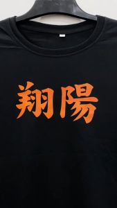 AKIRA WORLD Kaos Anime Distro HAIKYU!! HINATA SHOYO cotton 24S (Hitam)