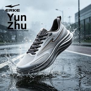 Erke | Waterproof Soft Sole Leather Mens Running Shoes