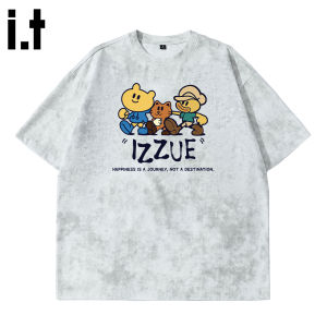 izzue | Funny Cartoon Dog Tshirt Short Sleeve Loose Fit Slim