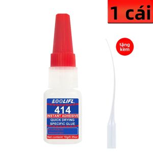 LOOLIFL | LOOLIFL 5 Chiếc 414 Ngay Lập Tức Mạnh Mẽ Siêu Keo Cho Nhựa Gốm Kim Loại Thủy Tinh Nhanh Khô Hùng Mạnh Ngay Lập Tức Dính Đa Năng Keo Lỏng