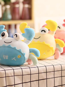 Đồ Chơi Cua Bằng Vải Nhỏ Cỡ Lớn Có Gắp Đồ Chơi Búp Bê Sáng Tạo Đồ Chơi Máy Quay Bằng Vải PP Dành Cho Người Lớn Và Trẻ Em