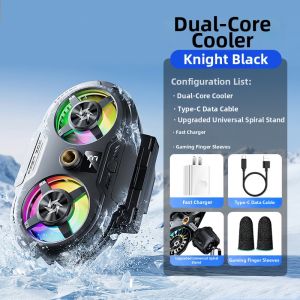 Jieyang | Cooling Quiet Mobile Phone Cooler with Stand and Fan