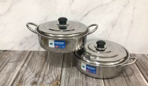 Nồi Lẩu Nặng Tay Cao Cấp I Hiện Nay - Siêu Dày Siêu Chắc Siêu Bền - Inox 430 Chống Gỉ Sét - Sản Xuất Tại Xưởng Nhà