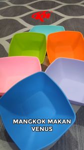 KH Mangkuk Segi empat Venus 6 Pcs L-XL Plastik Bowl Food Safe