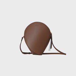 ICICLE | Leather Seed-shaped Handbag Medium