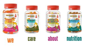 Gumazing Kids Daily Gummy Vitamin Bundle: Vitamin C + Zinc Calcium + Vitamin D3 Multivitamin Vegetarian Pack 60 Gummies (3 Month Supply)