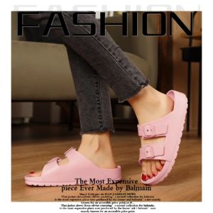 Wulove ใหม่สูงสุด 🎉 รองเท้าแตะสายคาดปรับระดับ รองเท้าแตะผญสีพื้นพาสเทล ไม่พิมพ์ลาย สร้างความสวยทุกๆ 💖