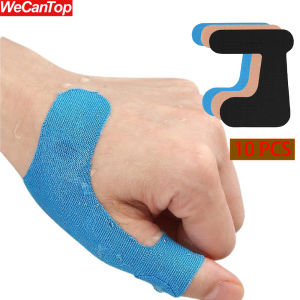10 PCS Precut Kinesiology Tape for Thumb Thumb Protecting Tape Thumb Straps Stretchy Athletic Tape Elastic Thumb Pain Relievi