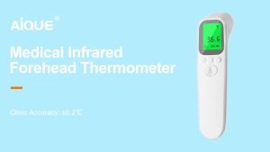 Nhiệt Kế Đo Trán Hồng Ngoại Màn Hình LCD Laser Kỹ Thuật Số Không Tiếp Xúc Y Tế Để Đo Sốt Cho Trẻ Em Người Lớn Sử Dụng Trong Gia Đình