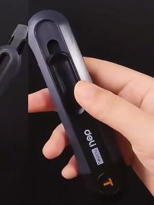 คลินิก คัตเตอร์ 9mm-18mm พกพาง่าย คัตเตอร์พกพา คัตเตอร์ตัดกระดาษ คัตเตอร์สั้น มีสปริงในตัว