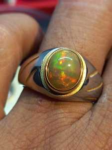 cincin batu kalimaya banten asli full jarong size kantoran